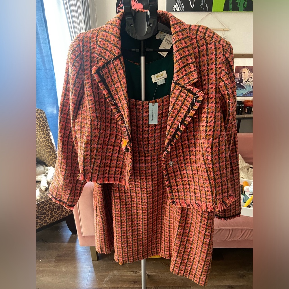 Maeve Tweed Dress Set Plus size